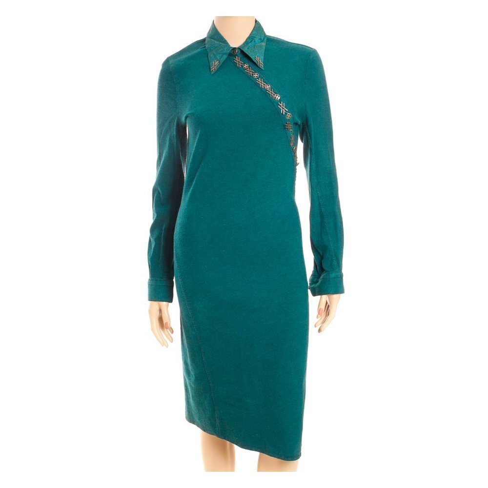 LEGATTE JEANS SAVE the QUEEN Asymmetric Hem Sheath Dress